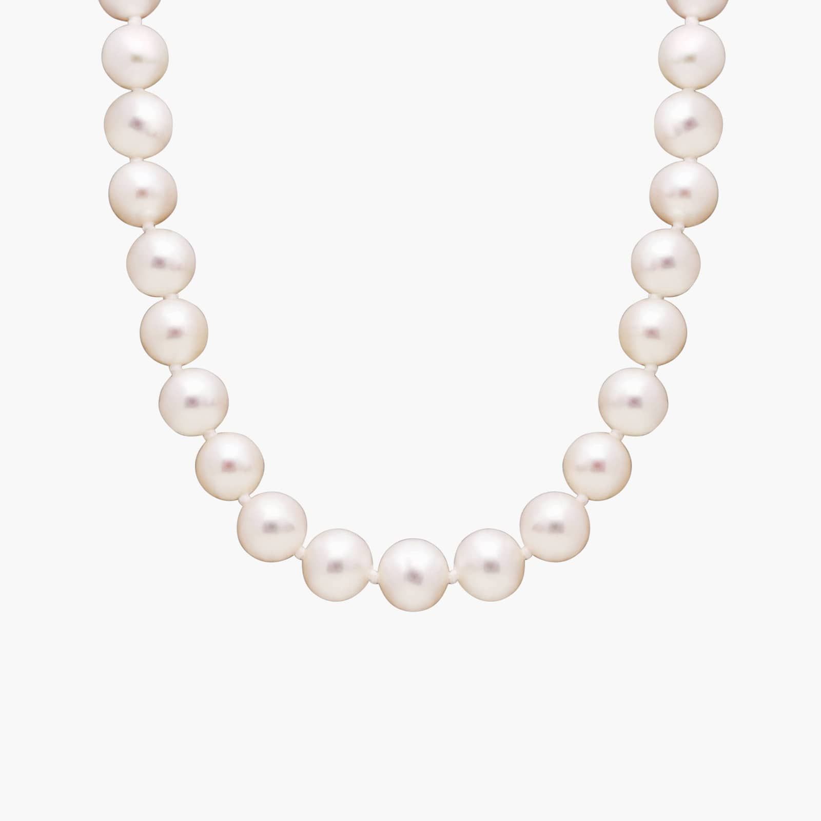18" Freshwater Cultured Pearl Strand Necklace in 14k Yellow Gold (7.0-7.5mm)