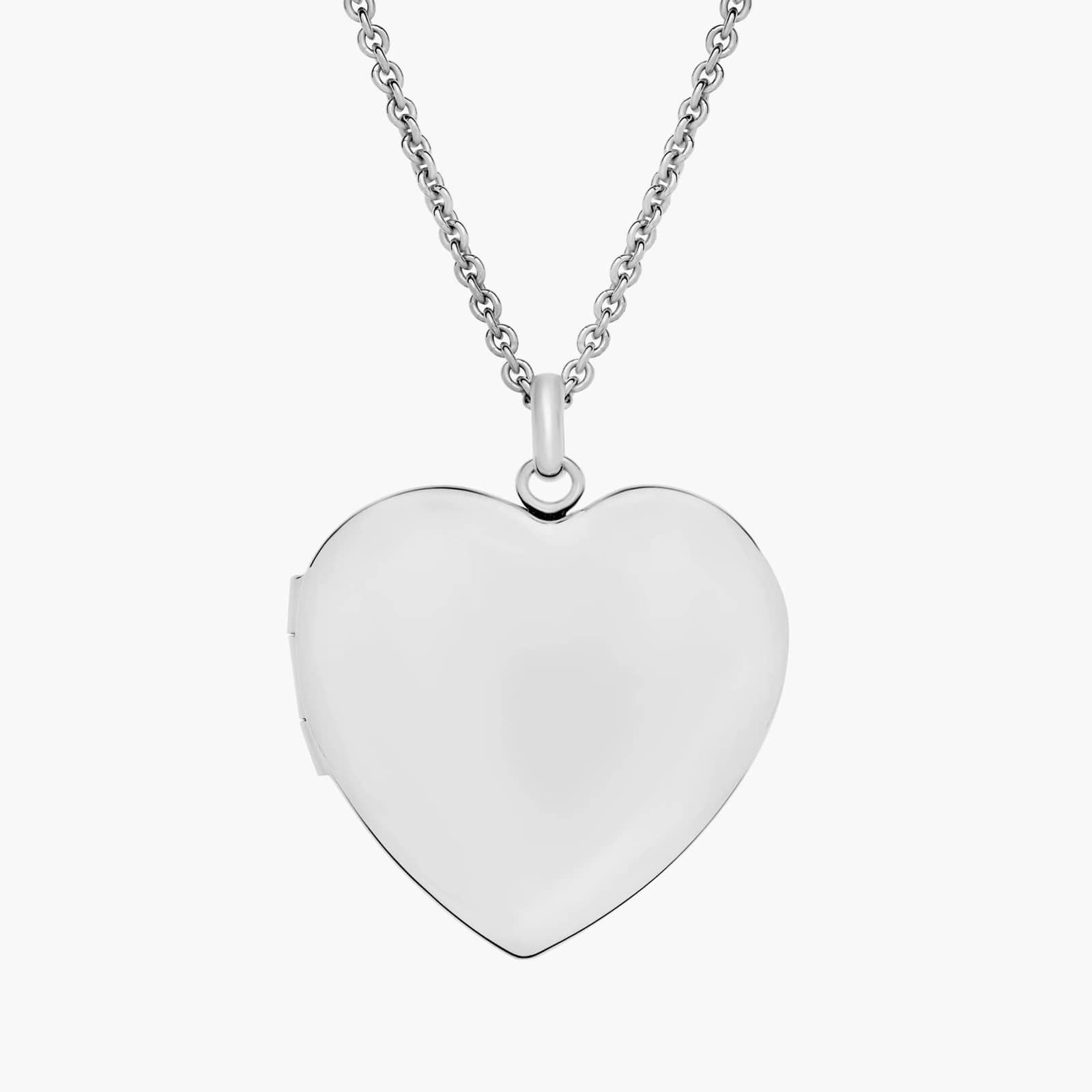 18" Sweetheart Locket in Sterling Silver