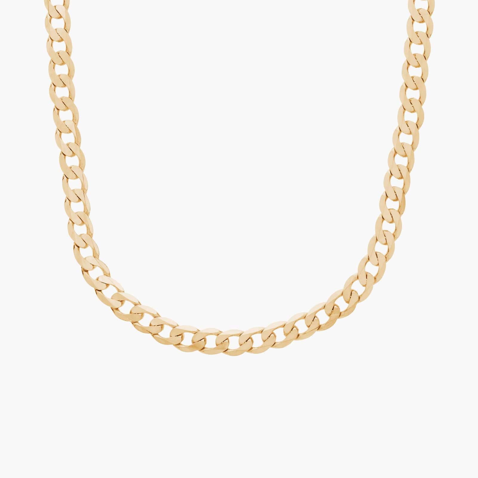 24" Curb Chain in 14k Yellow Gold (2.9 mm)
