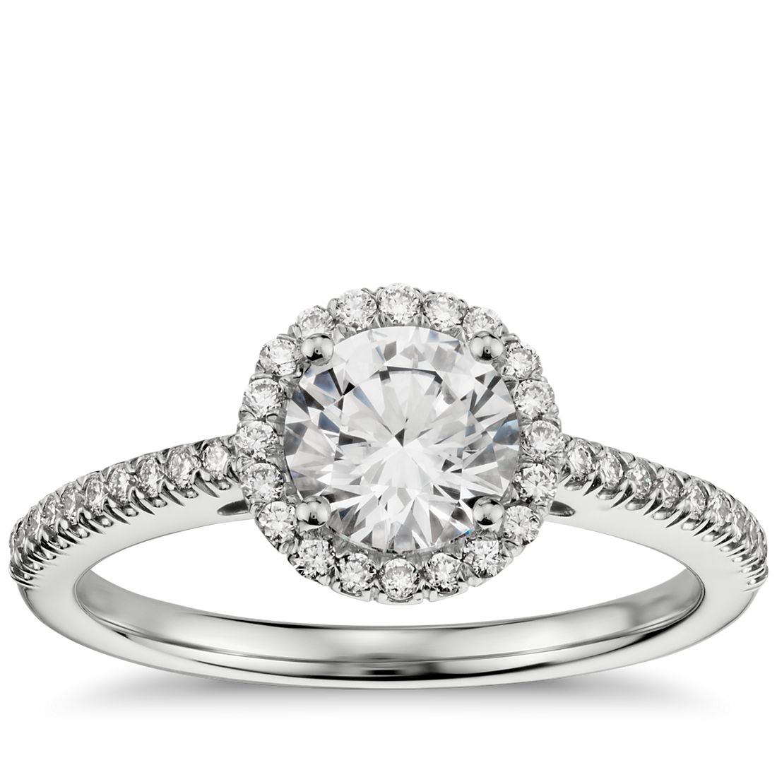 Classic Halo Engagement Ring