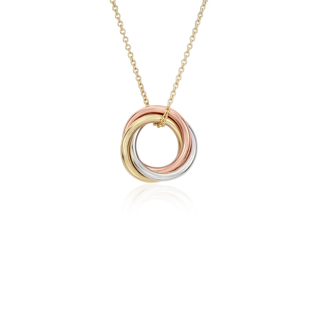 Petite Infinity Rings Pendant