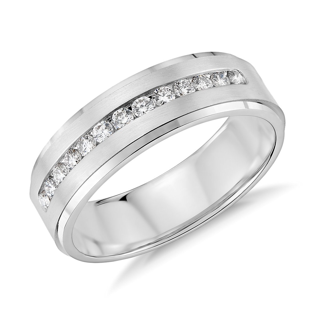 Diamond Channel-Set Wedding Ring