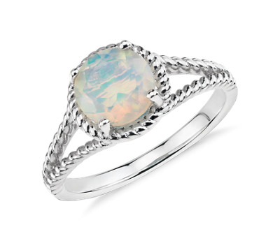 Opal Rope Ring