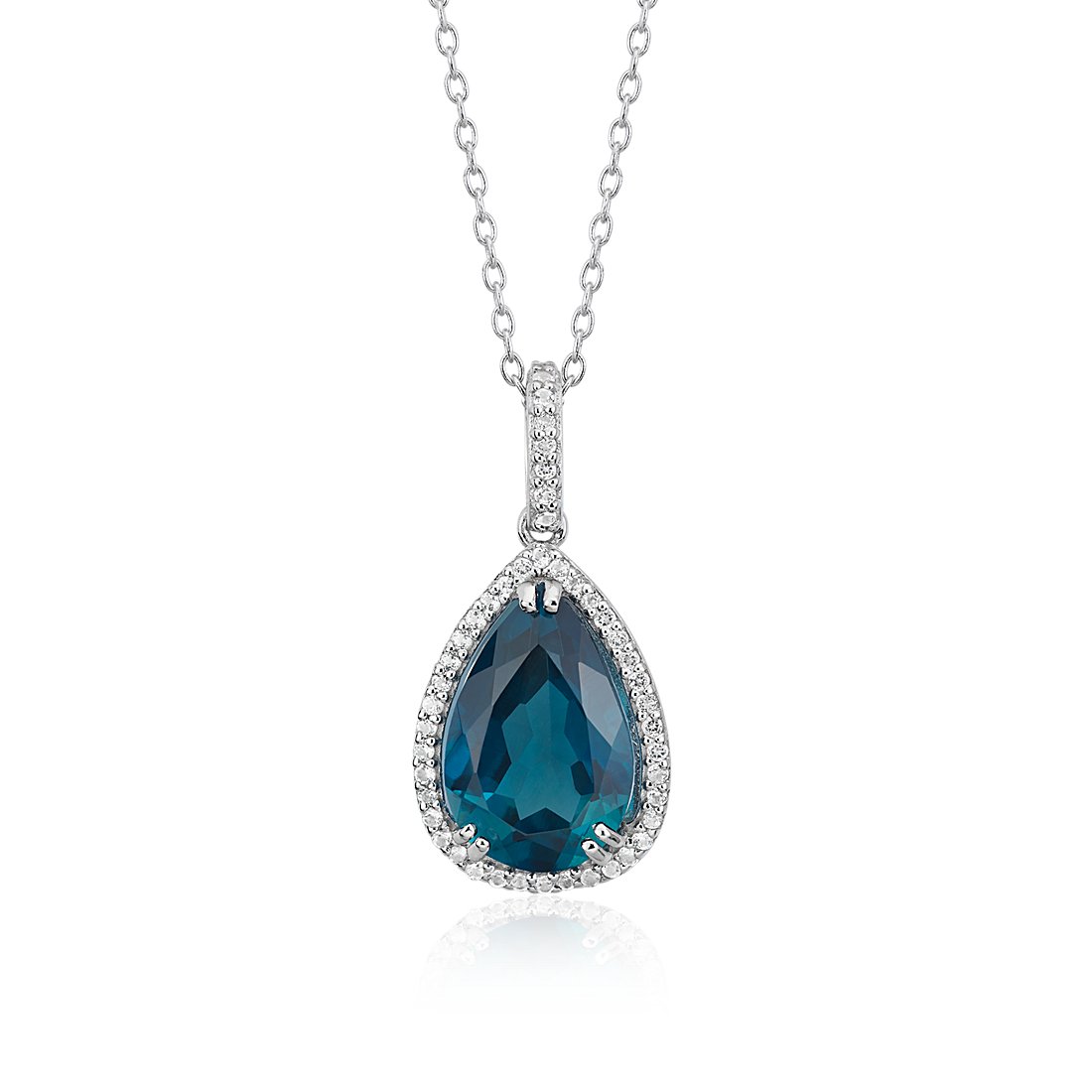 London Blue Topaz Pendant