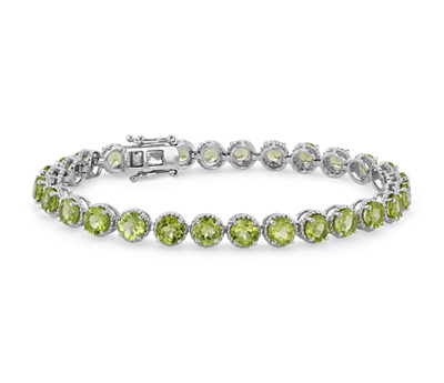 Peridot bracelet