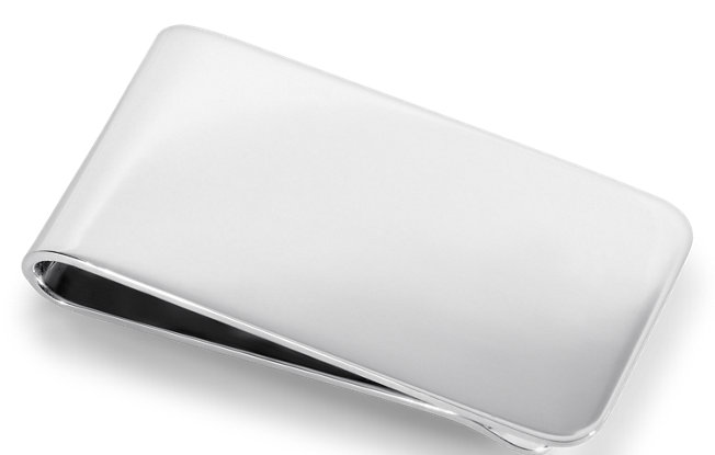 Sterling silver money clip from Blue Nile