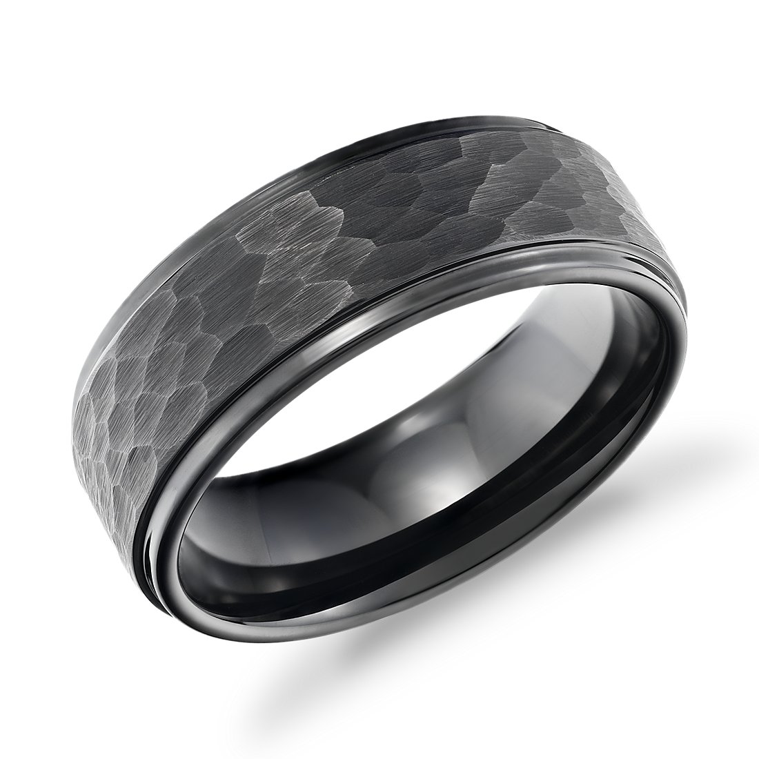 Matte Hammered Comfort Fit Wedding Band