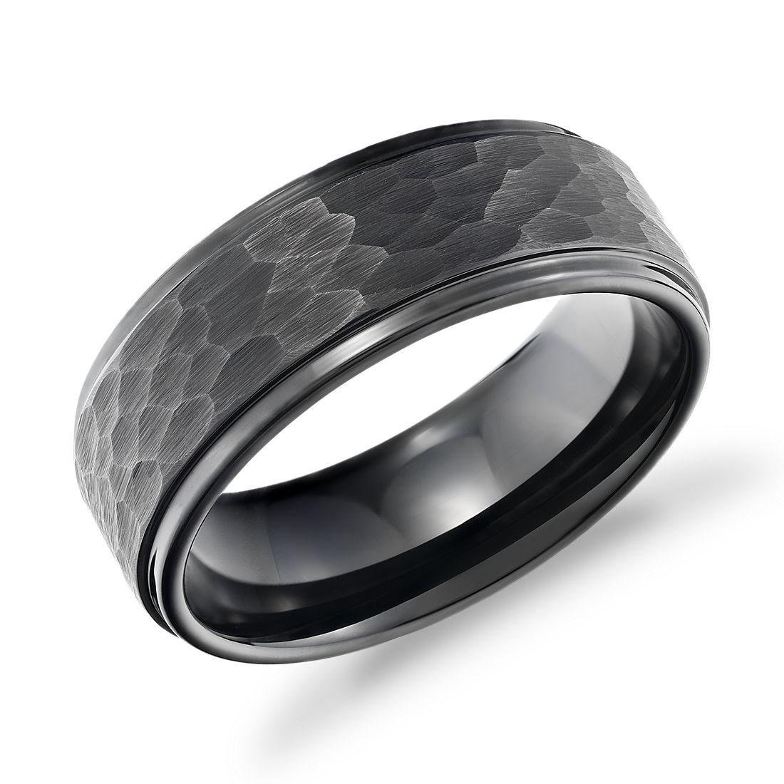 Matte Hammered Comfort Fit Wedding Band