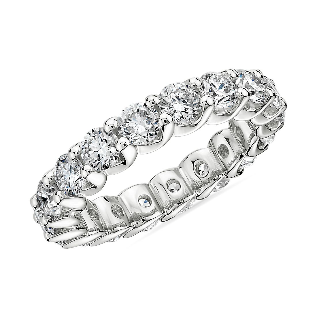 Ribbon Profile Diamond Eternity Band