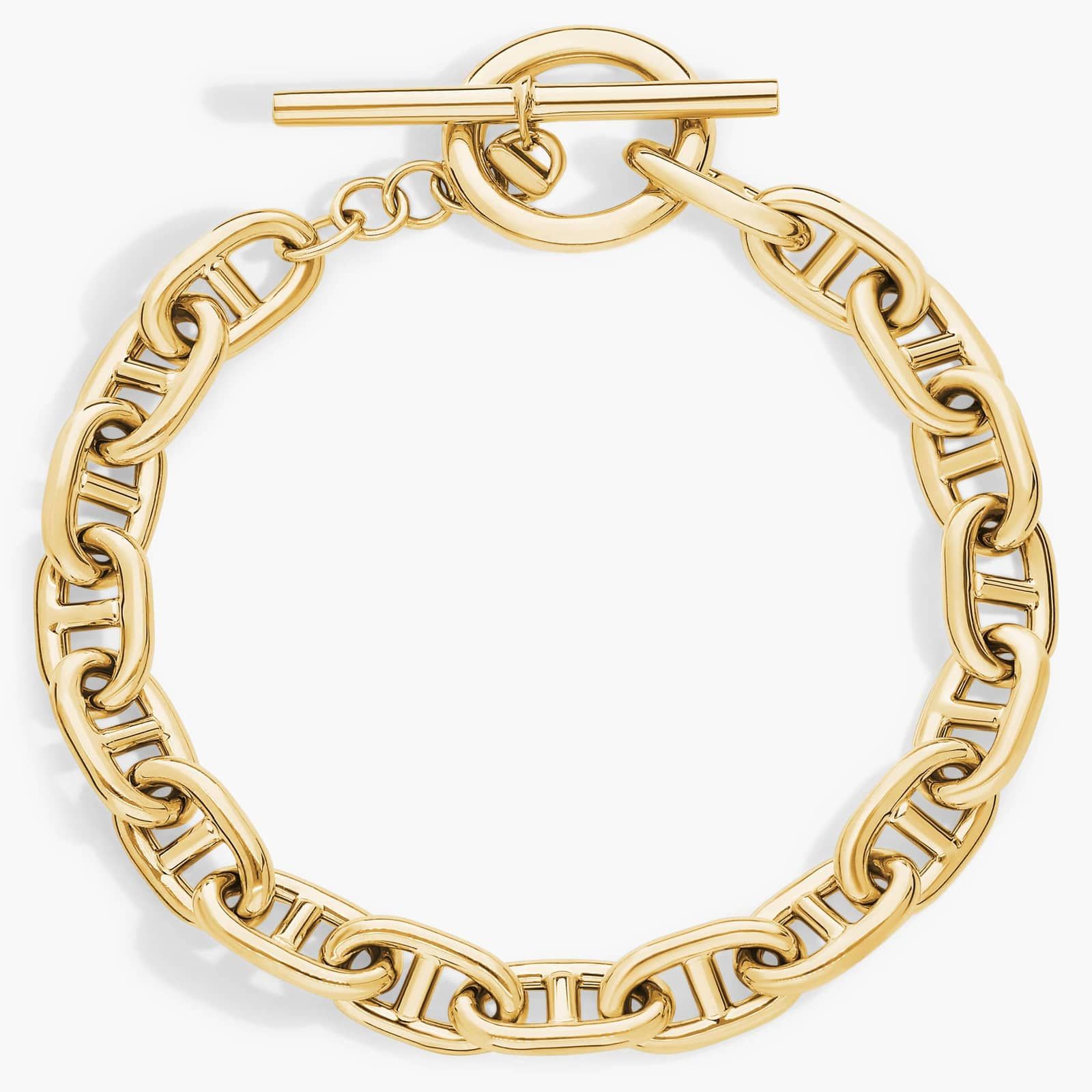 8" Mariner Link Bracelet in 14k Yellow Gold (8 mm)