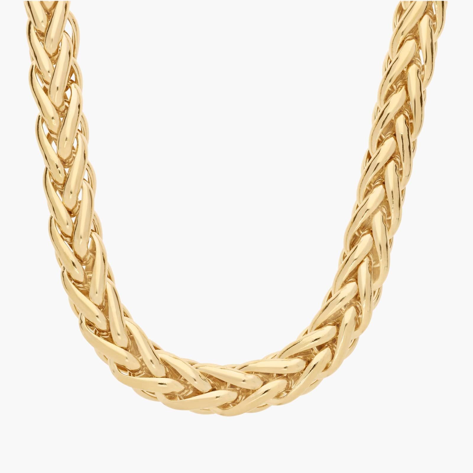 18" Woven Necklace in 14k Yellow Gold (7.9 mm)
