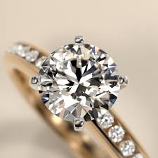 Channel Set Round Diamond Engagement Ring in 14k Yellow Gold (1/4 ct. tw.)