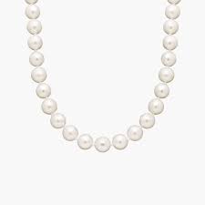 20" Classic Akoya Cultured Pearl Strand Necklace in 18k White Gold (6.5-7.0mm)