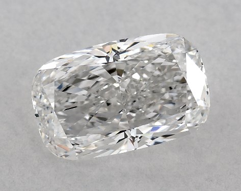 Elongated cushion cut diamond