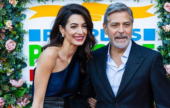 Amal and George Clooney