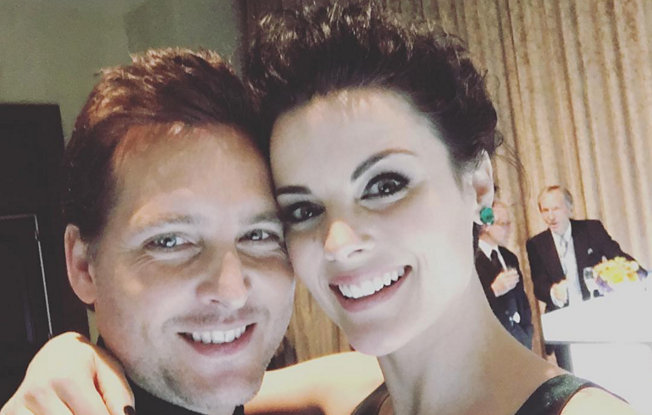 Peter Facinelli and Jaimie Alexander
