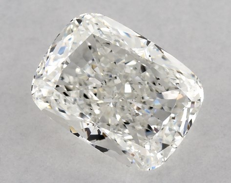 Elongated cushion cut diamond