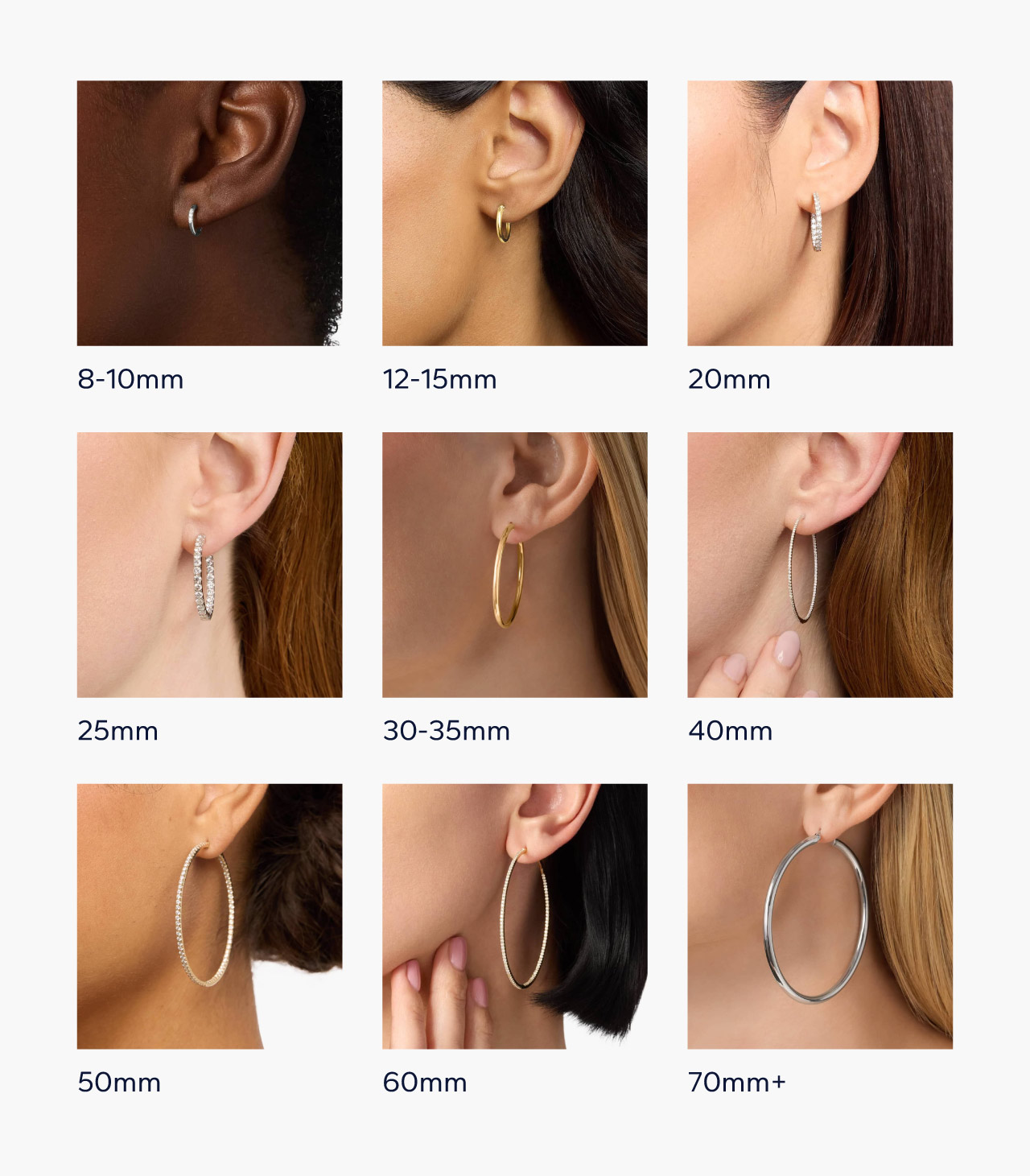 Choosing Hoop Earring Sizes: A Comprehensive Guide