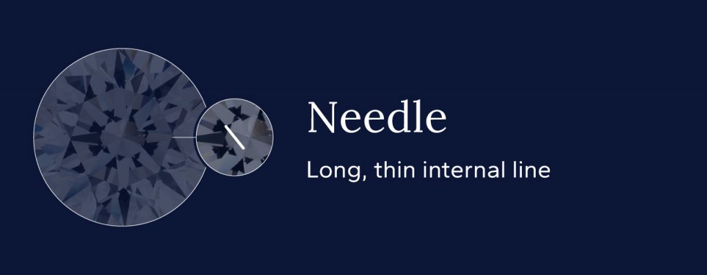 Needle: Long, thin internal line