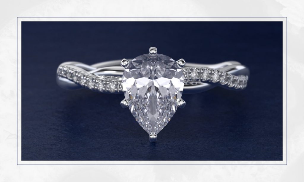 Classic round diamond ring emphasizing responsible sourcing, matching a growing demand within trending engagement rings today