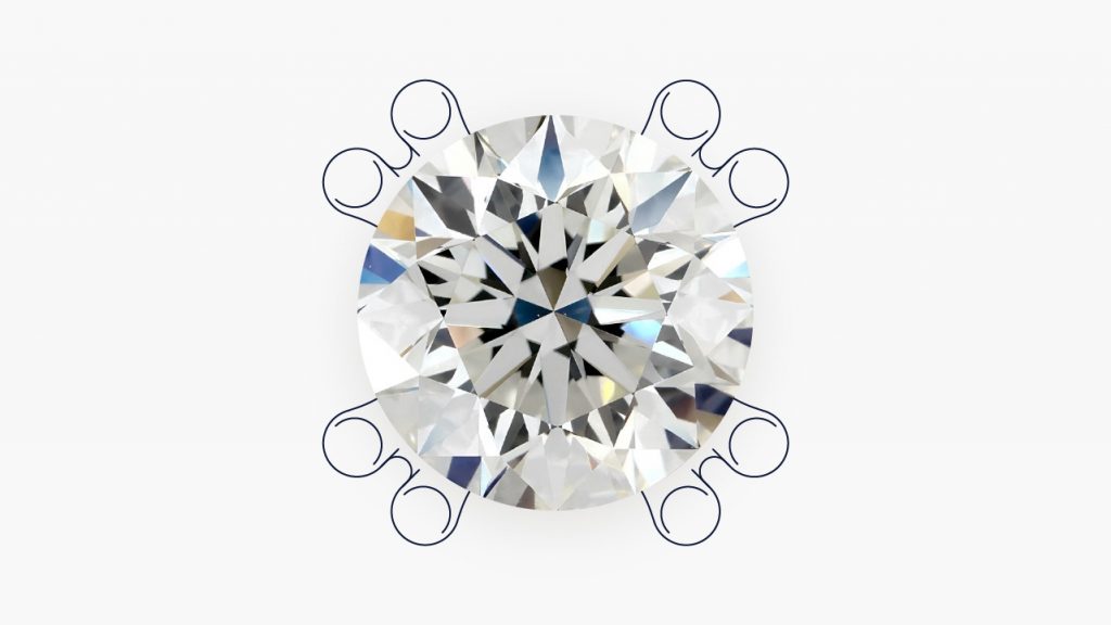 Split prongs are single prongs that split into two heads.