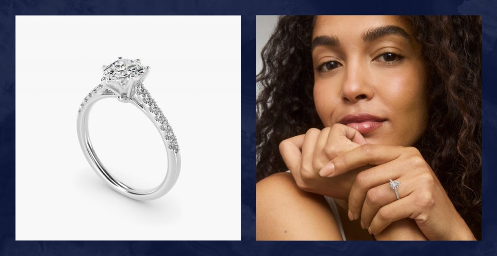 Pavé cathedral setting.